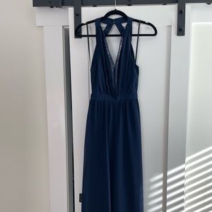 BCBGeneration navy jumpsuit
